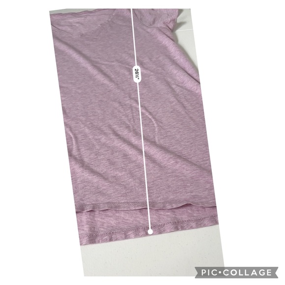 Pure J Jill Top Tee Shirt Womens Small Pink Scoop Neck Elliptical Flutter Sleeve - Picture 4 of 5